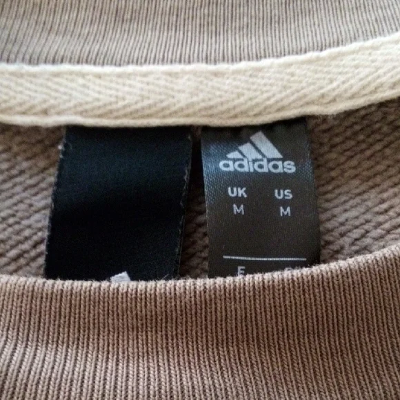 ADIDAS Tan Sweatshirt and Joggers Matching Set MENS MEDIUM